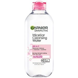 lot 4277 image: Garnier Micellar Water Hydrating Facial Cleanser & Makeup Remover - Basic Cleansing - 13.5 fl oz