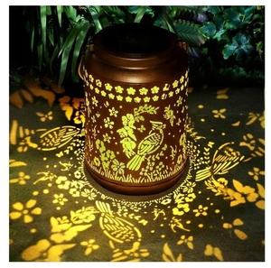 lot 4284 image: Cardinal Solar Lantern Outdoor Cardinal Decor Garden Decor Waterproof Light Hanging Solar Lights Yard Decor, Christmas Gifts, Gifts for Women, Gifts for Mom, Gifts for Grandma - Retail $21