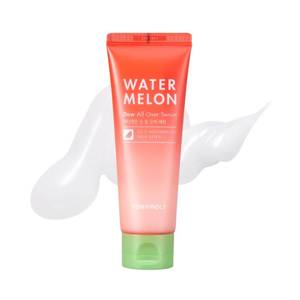 lot 4298 image: TONYMOLY Watermelon Dew All Over Body & Face Serum, Hydrating Serum for Glowing Skin, Korean Skincare, Watermelon Extract, Aloe Leaf Extract, & Centella Asiatica, All Skin Types, 4 oz - Retail $15