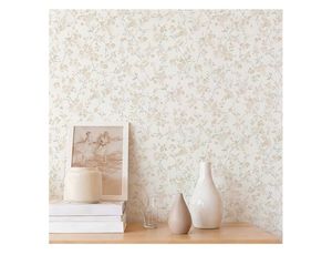 lot 4310 image: Floral Peel and Stick Wallpaper Vintage Wallpaper 78.7�17.3 Neutral Floral Wall Paper Peel and Stick Contact Paper for Nursery Bathroom Kitchen Self-Adhesive Vinyl Waterproof - Retail $10