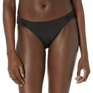 lot 4354 image: Amazon Essentials Womens Ruched Full Coverage Bikini Bottom, Washed Black, Small - Retail $20