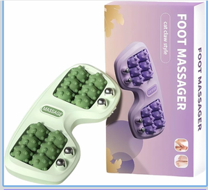 lot 4381 image: Foot Roller Massage for Plantar Fasciitis, Portable Feet Roller Therapy for Circulation and Pain Relief, Reflexology and Deep Tissue Muscle Tool - Retail $13