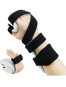 lot 4396 image: OSK Soft Functional Resting Hand Splint with Finger Separator,Stroke Hand Brace By Restorative Medical,Wrist Brace For Carpal Tunnel,Immobilizer Muscle Atrophy Rehabilitation(Right,small) - Retail $21