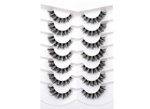 lot 2023 image: 7 Pairs Fluffy False Eyelashes Set - Retail $8