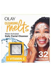 lot 2039 image: Vitamin C Face Cleansing Melts by Olay - 32ct - Retail $15