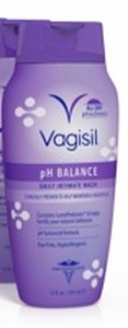 lot 2048 image: Vagisil pH Balanced Daily Intimate Feminine Wash for Women - 12 fl oz - Retail $33