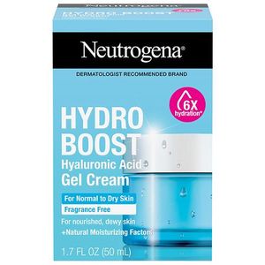 lot 2050 image: Neutrogena Hydro Boost Water Gel Cream Face Moisturizer with Hyaluronic Acid for Normal to Dry Skin 1.7 fl oz - Retail $27