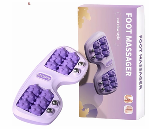 Foot Roller Massage for Plantar Fasciitis, Portable Feet Roller Therapy for Circulation and Pain Relief, Reflexology and Deep Tissue Muscle Tool - Retail: $0