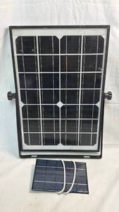 lot 4 image: Solar Panel Set with Adjustable Mount and Small USB Solar Panel