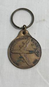 lot 32 image: Boeing KC-135R Rollout June 1982 US Air Force Brass Keychain