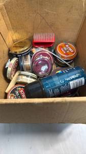 lot 73 image: Kiwi & Assorted Shoe Polish Collection with Accessories