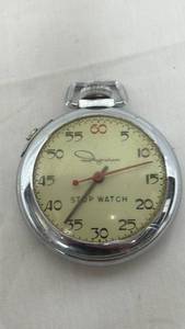 lot 82 image: Ingraham Mechanical Pocket Stopwatch