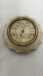 lot 84 image: Tel-Tru Room Thermometer by Germanow-Simon Co. Rochester NY