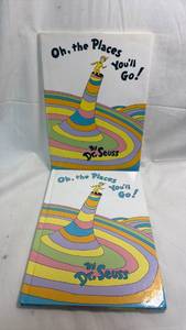 lot 90 image: Dr. Seuss Oh, the Places Youll Go Hardcover Books (Set of 2) One with Dustcover, One without