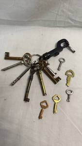 lot 95 image: Set of 12 Skeleton Keys