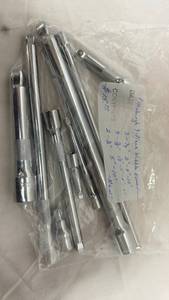 lot 101 image: Pittsburgh 9-Piece Wobble Socket Extension Set CR-V
