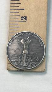 lot 107 image: 1776-1976 Wichita Kansas American Revolution Bicentennial Medal