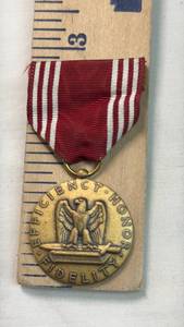 lot 121 image: US Army Good Conduct Medal with Ribbon