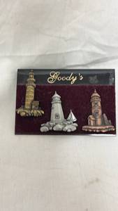 lot 125 image: Goodys Lighthouse Trio Decorative Pin Set