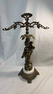 lot 146 image: Brass Cherub Figural Jewelry Stand
