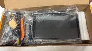 lot 153 image: USB HD DVR Dashcam Touchscreen Head Unit for Android Large-Screen Cars, with Wiring Harness. Appears new in box.