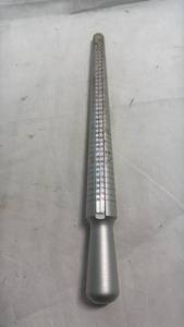 lot 205 image: Aluminum Ring Mandrel with US and Continental Size Scale