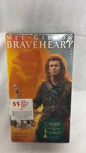 lot 208 image: Braveheart VHS Tape - Mel Gibson - Sealed