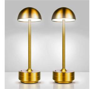2 Pack Cordless Table Lamp Rechargeable - LED Table Lights Outdoor - 5000mAh Battery Operated Portable Touch Dimmable Lamps for Patio Restaurant Dining Room - Retail: $0