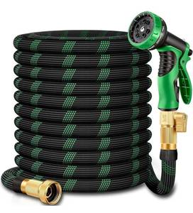 lot 534 image: Garden Hose,2026 New Improved Lightweight All-Weather Water Hoses, Ultra Durable and Flexible Garden Hose with 10-Function Spray Nozzle, Leak-Free Connections Garden Hose for Yard, Lawn,Outdoor - Retail $0