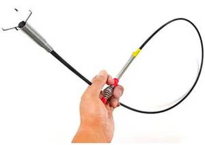 lot 561 image: DR.PEN Flexible Grabber Claw Pick Up Reacher Tool (Drain Clog Remove Tool), With 4 Claws Bendable Hose Pickup Reaching Assist Tool for Litter Pick, Home and Kitchen Sink, Drains, Toilet (63 inch) - Retail $0