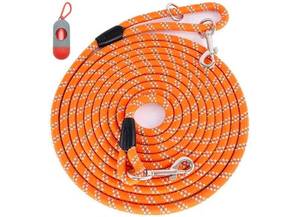 lot 567 image: Long Dog Leash for Training 30FT, Reflective Tie Out, Heavy Duty Dog Lead for Large, Medium & Small Dogs - Outside Walking, Playing, Camping, Yard - Retail $0