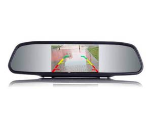 lot 585 image: 4.3 inch Car Video Monitor Auto Rear View Mirror LCD Screen 12V-24V Universal Mount Clip-On Current Mirror for Backup CameraFront CameraMedia PlayerSafety Driving 2 Ways RCA Input, Camera Not Included  - Retail $0