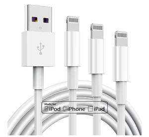 lot 602 image: TWO Pack Apple MFi Certified iPhone Charger Cable 6ft, Apple Lightning to USB Cable Cord 6 Foot, 2.4A Fast Charging,Apple Phone Long Chargers for iPhone 1413121111 Pro11 MaxXXSXRXS Max876 - Retail $0