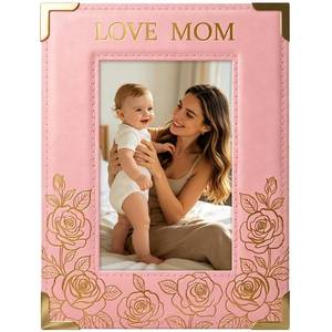 lot 644 image: FaCraft Mothers Day Picture Frame - First Mothers Day Frame Mothers Day Gift for Mom Wife from Daughter Son Husband Baby Birthday First Time Mom New Moms Gifts - Wooden Photo Frames Nursery Decor - Retail $8