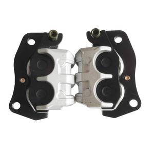 lot 664 image: Meyffon Front Brake Caliper with Pads & Mounting Brackets Compatible with Can Am Maverick 10001000R 2013-2017, Left & Right Side Set - Retail $12,880