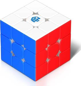 lot 20176 image: GAN 356 R S 2, 3x3 Speed Cube Gans Classic Non-Magnetic Magic Cube Stickerless Puzzle Practice Solving Wing-Shaped Core 2.0, 90  Corner Cutting, Tension Adjustable, 356RS2