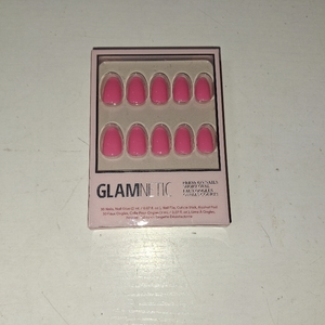 lot 21246 image: Glamnetic Press On Nails - Fake Nails, Extra Short Salon Quality - 30 Nail Kit with Glue