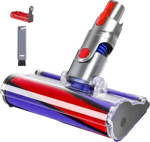 lot 21249 image: Garbage fighter Soft Roller Cleaner Head for V7 V8 V10 V11 Cordless Vacuum   Fluffy Floor Attachment Replacement for Hardwood, Tile, and Low-Pile Carpet