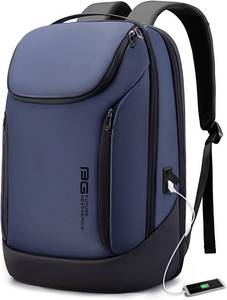 lot 21260 image: BANGE Business Smart Backpack Waterproof fit 15.6 Inch Laptop Backpack with USB Charging Port,Travel Durable Backpack