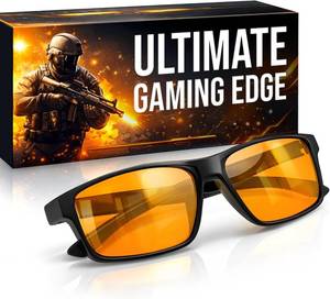 lot 21263 image: Titan Gaming Glasses, Blue Light Blocking, Night Driving Glasses for Men, Computer Protection, Gift for Gamers
