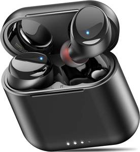 lot 21293 image: TOZO T6 Wireless Earbuds, Bluetooth Ear Buds, Stereo Sound in Ear Headphones, 50 Hours Playtime, AI Clear Call, Wireless Charging Case, APP Customizable EQs, IPX8 Waterproof Earphones