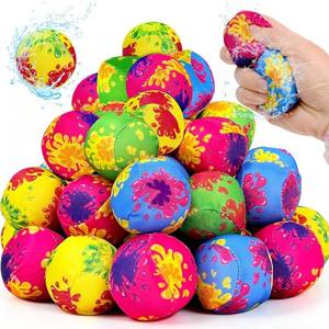 lot 21297 image: Xuyyicao 36 Pcs Water Splash Balls,2 Inch Mini Super Splashers Water Bombs,Colorful Outdoor Water Absorbent Balls for Swimming Pool,Summer Beach,Fun Lawn,Party Favors(4 Colors)