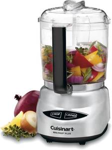 lot 21436 image: Cuisinart Mini Prep Plus Food Processor, 4 Cup, Brushed Stainless (Shiny)