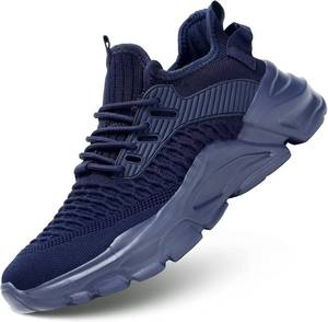 lot 21437 image: Srenket Mens Running Shoes, Non Slip, Breathable, Lightweight Fashion Sneakers, Slip Resistant Athletic Sports Walking Gym Work Shoes SHOE SIZE 40