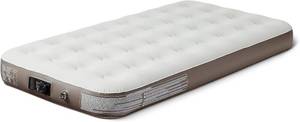 lot 21446 image: Amazon Basics Inflatable Air Mattress Twin with Built-in Pump