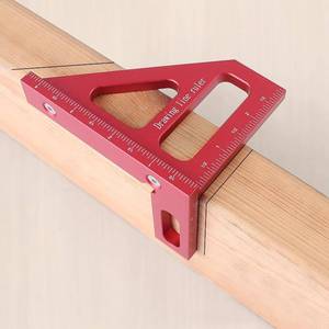 lot 21454 image: Imperial 3D Multi-Angle Measuring Ruler,4590 Degree Aluminum Alloy Woodworking Square Protractor, Miter Triangle Ruler High Precision Layout Measuring Tool for Engineer Carpenter,003R