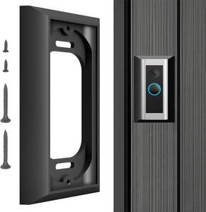 lot 21457 image: R-ing Doorbell MountR-ing Doorbell Wired Mounting Plate Compatible with Ring Wired Doorbell PRO ( formerl Ring PRO2 ) Ring PRO2 Doorbell Mount - Premium Adapter Plate