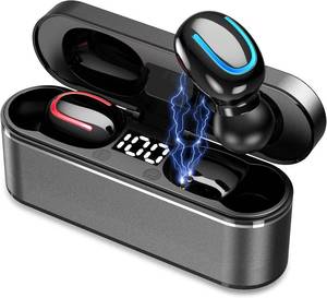 lot 21494 image: Wireless Earbuds Bluetooth 5.4, in Ear Lightweight Ear Buds with HiFi Stereo Sound & Deep Bass, Noise Cancelling Built-in Mics, 36H Playtime, IPX7 Waterproof Headphones for Sports, Android & iOS