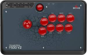 lot 21523 image: MAYFLASH Universal Arcade Fighting Stick F500 for SwitchSwitch 2, Xbox Series XS, Xbox One, Xbox 360, PS4, PS3, Windows, macOS, Android, Raspberry Pi, Steam Deck, PS Classic, NEOGEO Mini - Retail $84.98