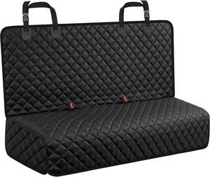 lot 21553 image: URPOWER Dog Car Seat Cover for Back Seat - Waterproof Non-Slip Car Seat Protector for Dogs Pet, Scratchproof Back Bench Seat Covers for Mid-Size Cars, Mid-Size SUVs, Black